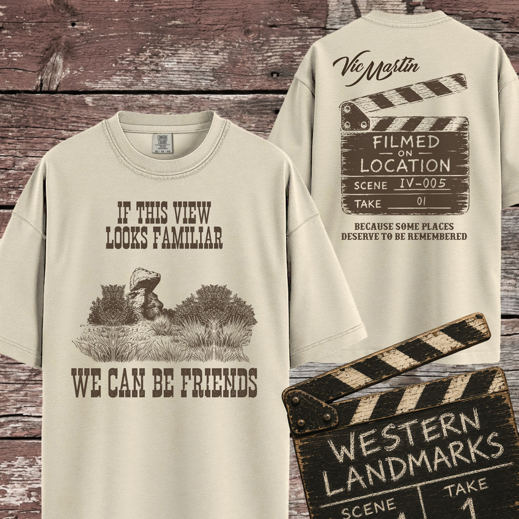 Lone Ranger Rock Tee - Filmed On Location
