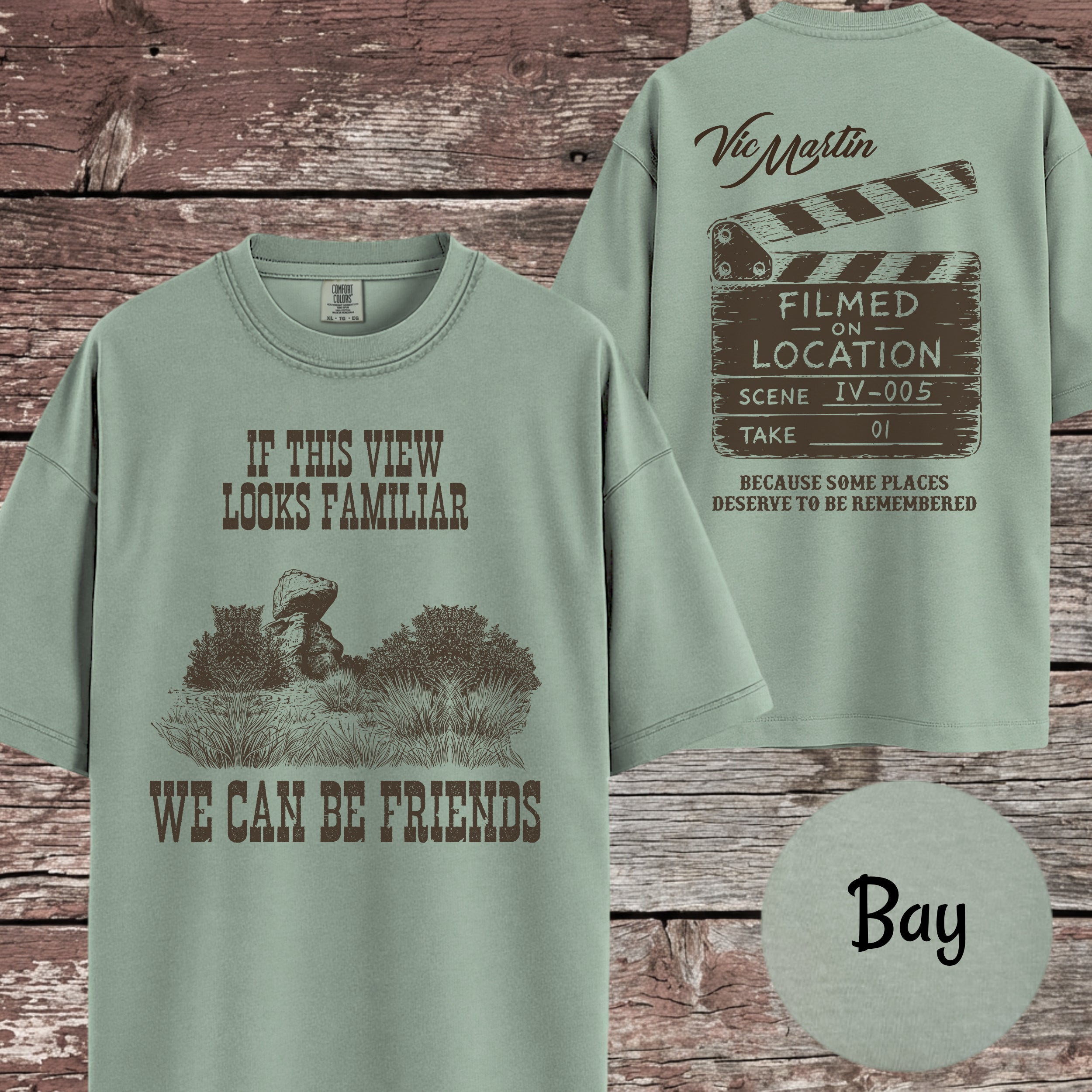 Lone Ranger Rock Tee - Filmed On Location