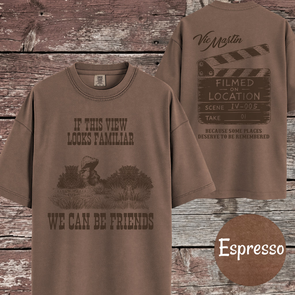 Lone Ranger Rock Tee - Filmed On Location