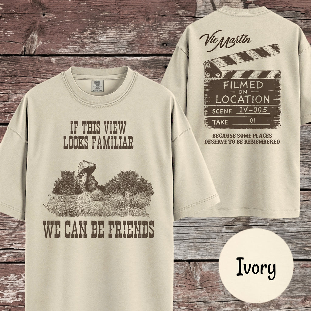 Lone Ranger Rock Tee - Filmed On Location
