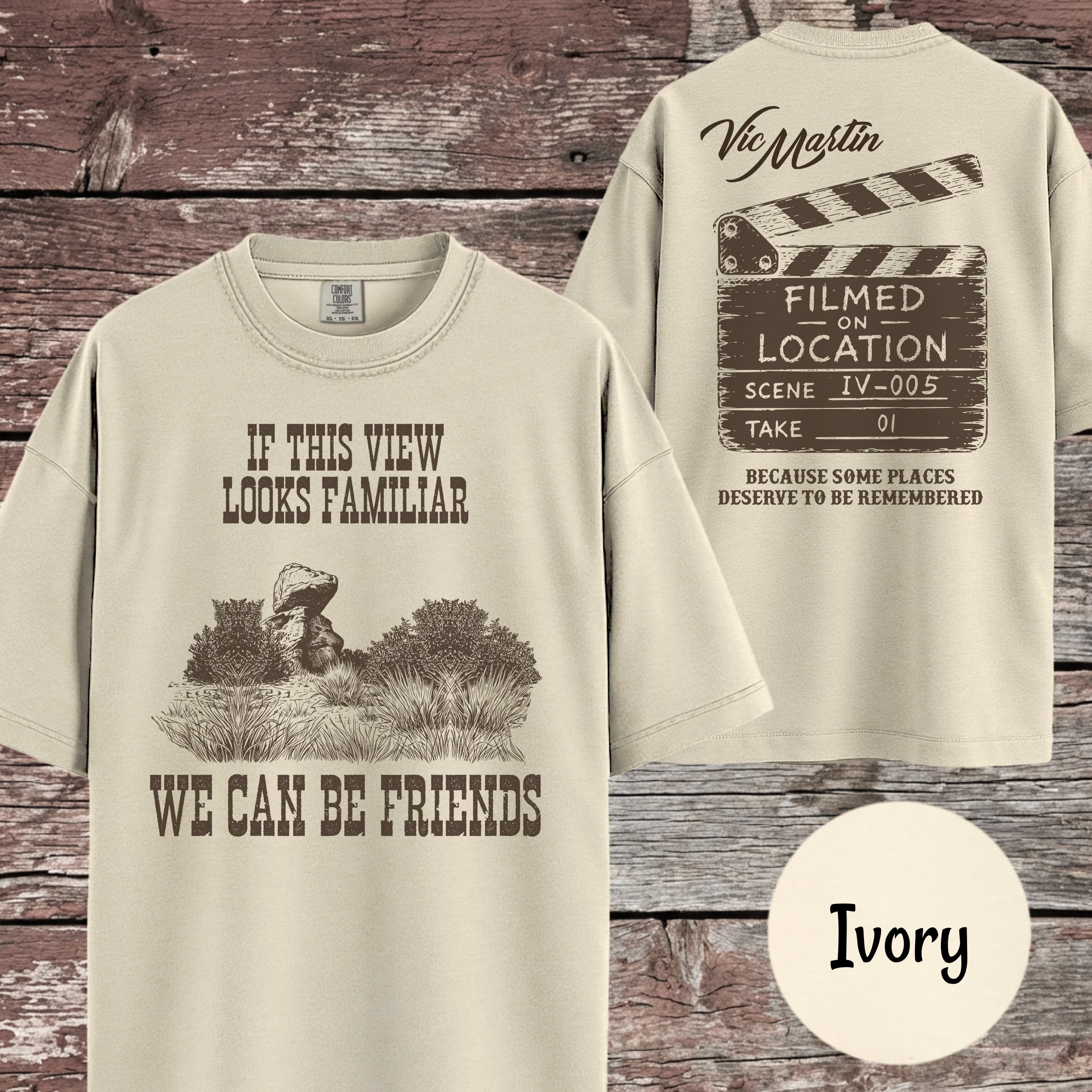 Lone Ranger Rock Tee - Filmed On Location