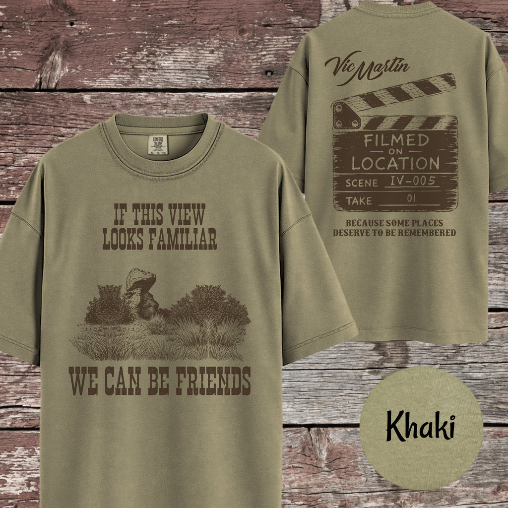 Lone Ranger Rock Tee - Filmed On Location