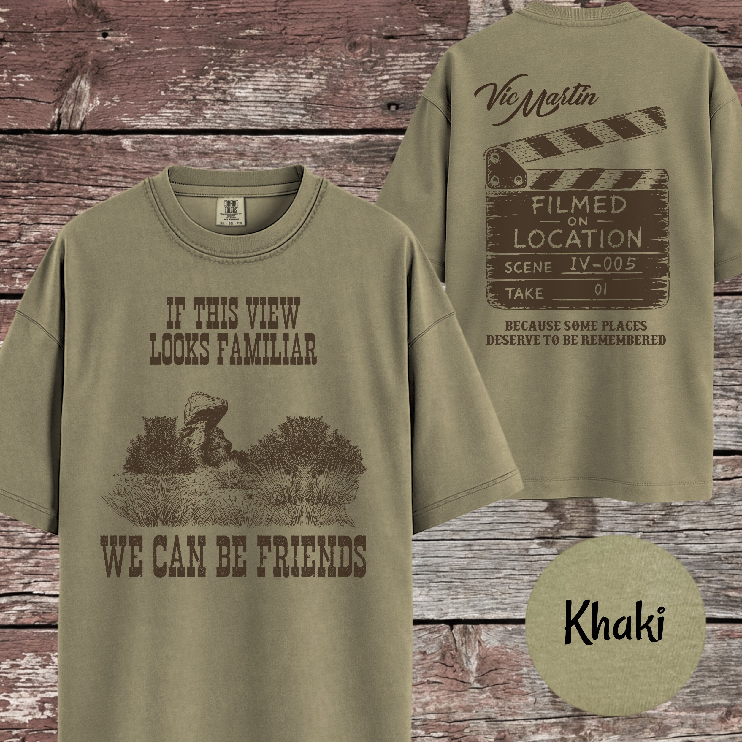 Lone Ranger Rock Tee - Filmed On Location