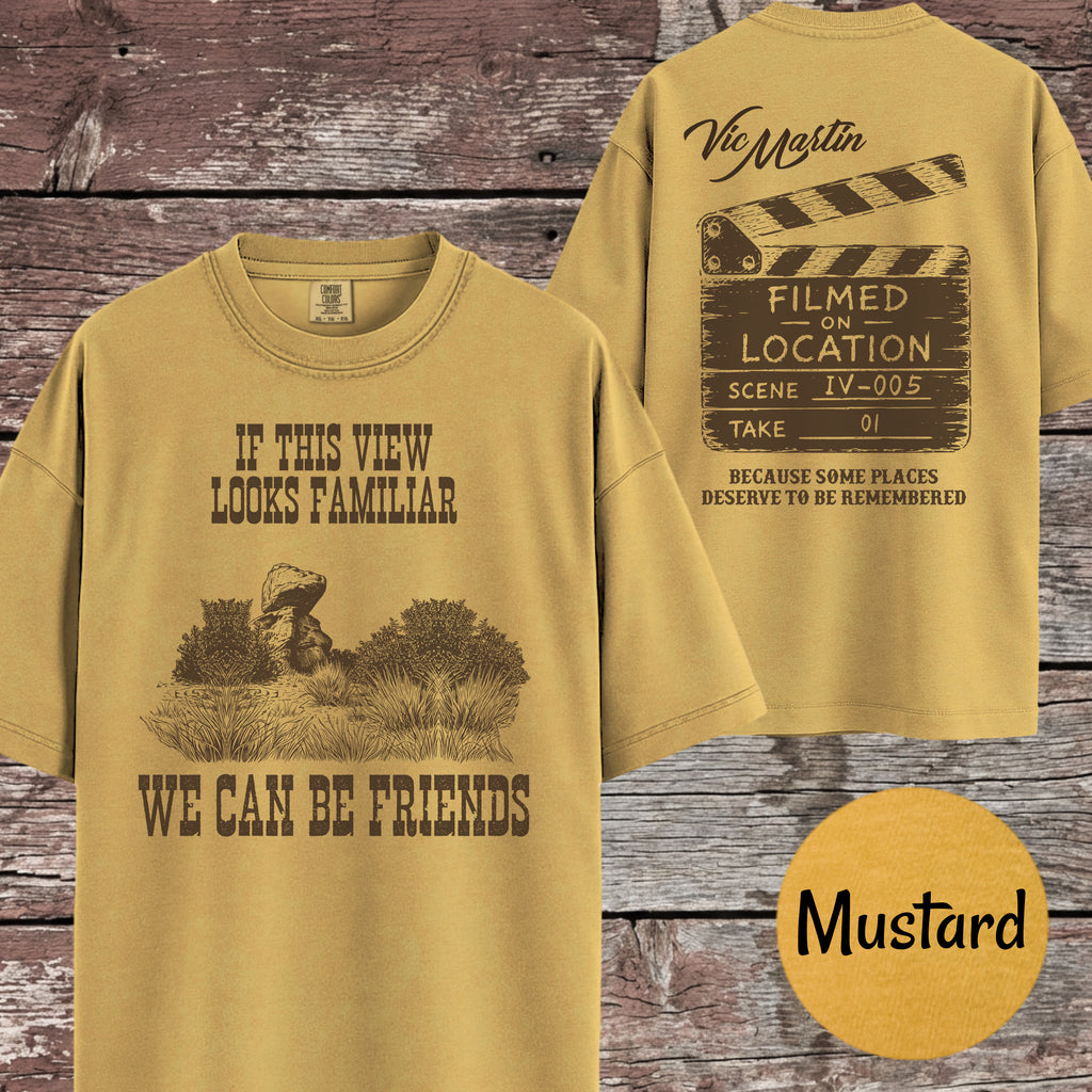 Lone Ranger Rock Tee - Filmed On Location