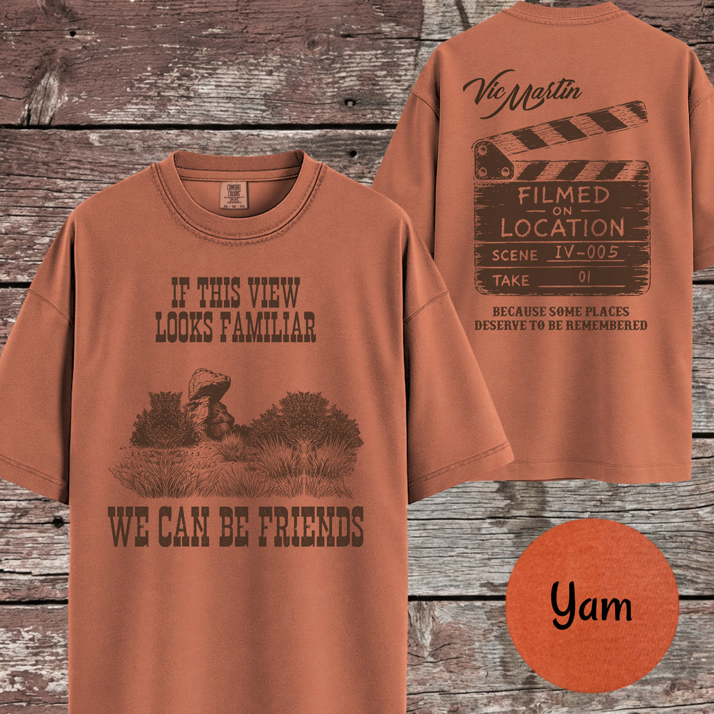 Lone Ranger Rock Tee - Filmed On Location