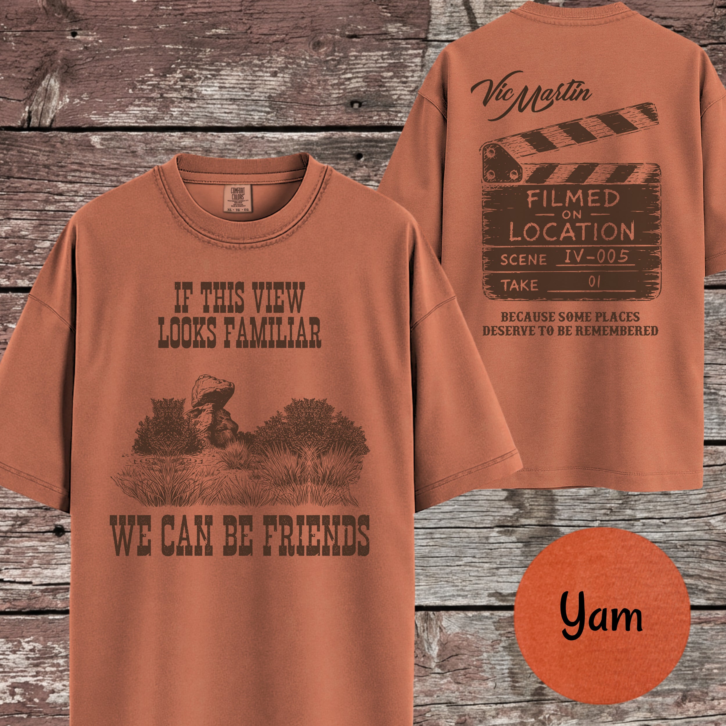 Lone Ranger Rock Tee - Filmed On Location