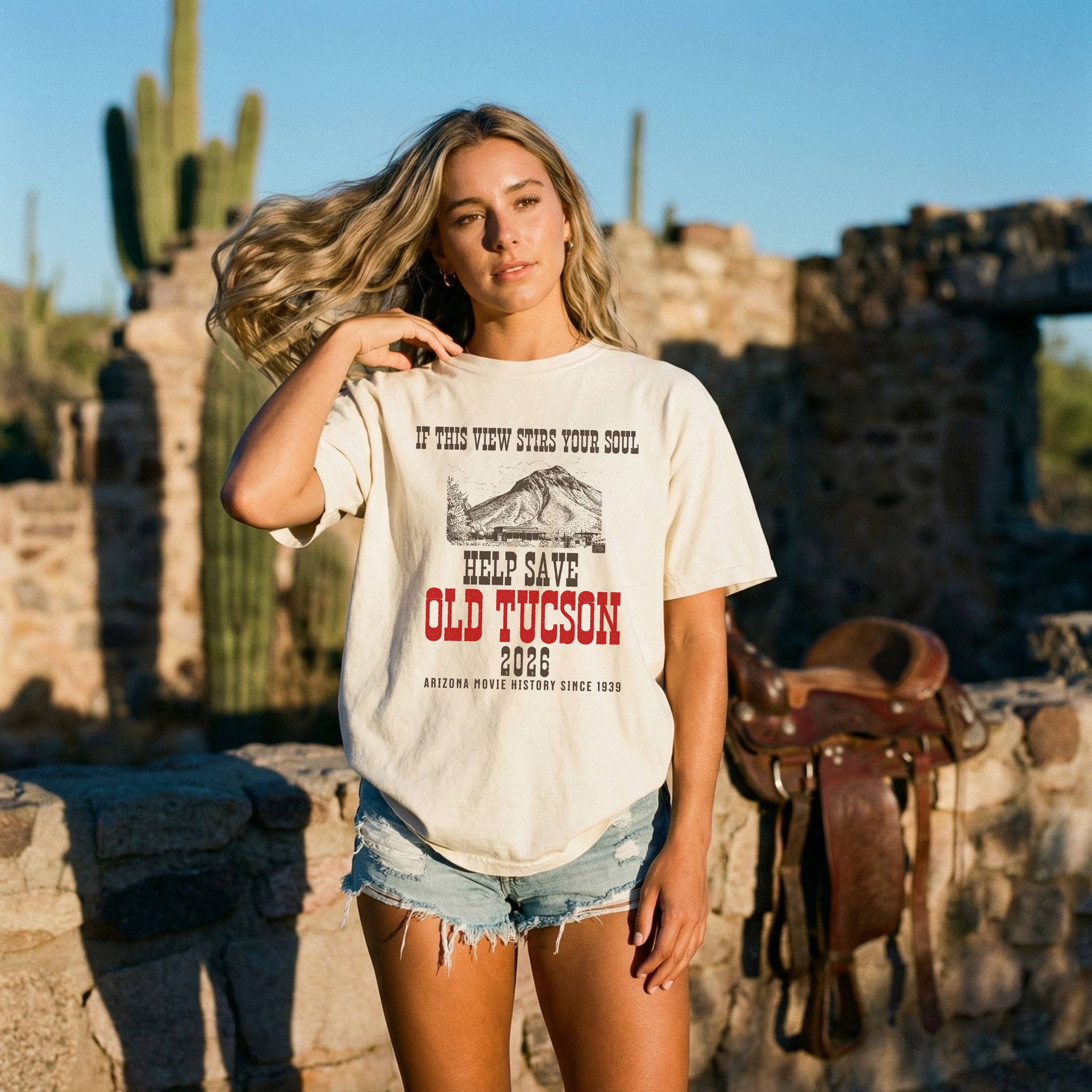 Help Save Old Tucson Campaign Shirt | Comfort Colors 1717