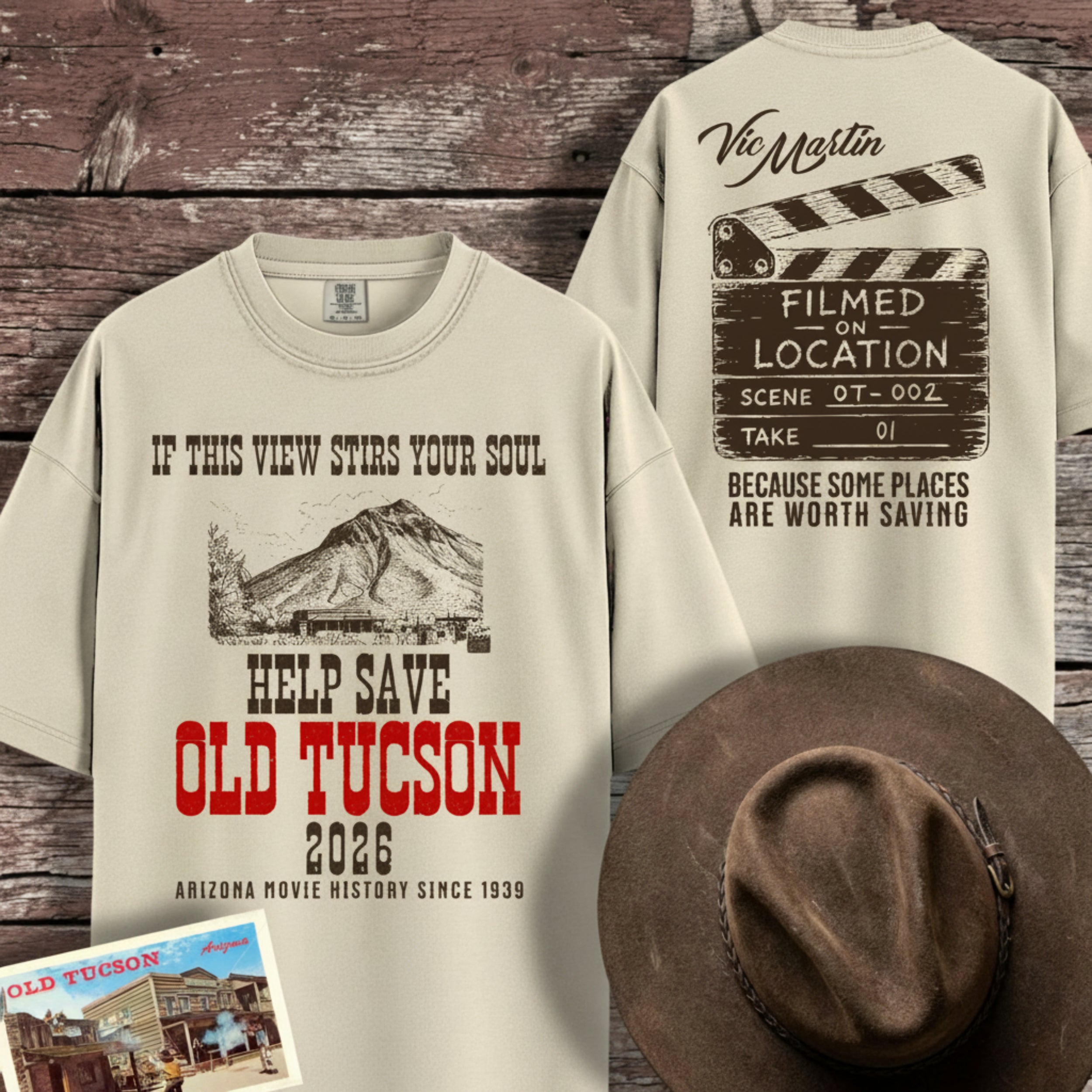 Help Save Old Tucson Campaign Shirt | Comfort Colors 1717