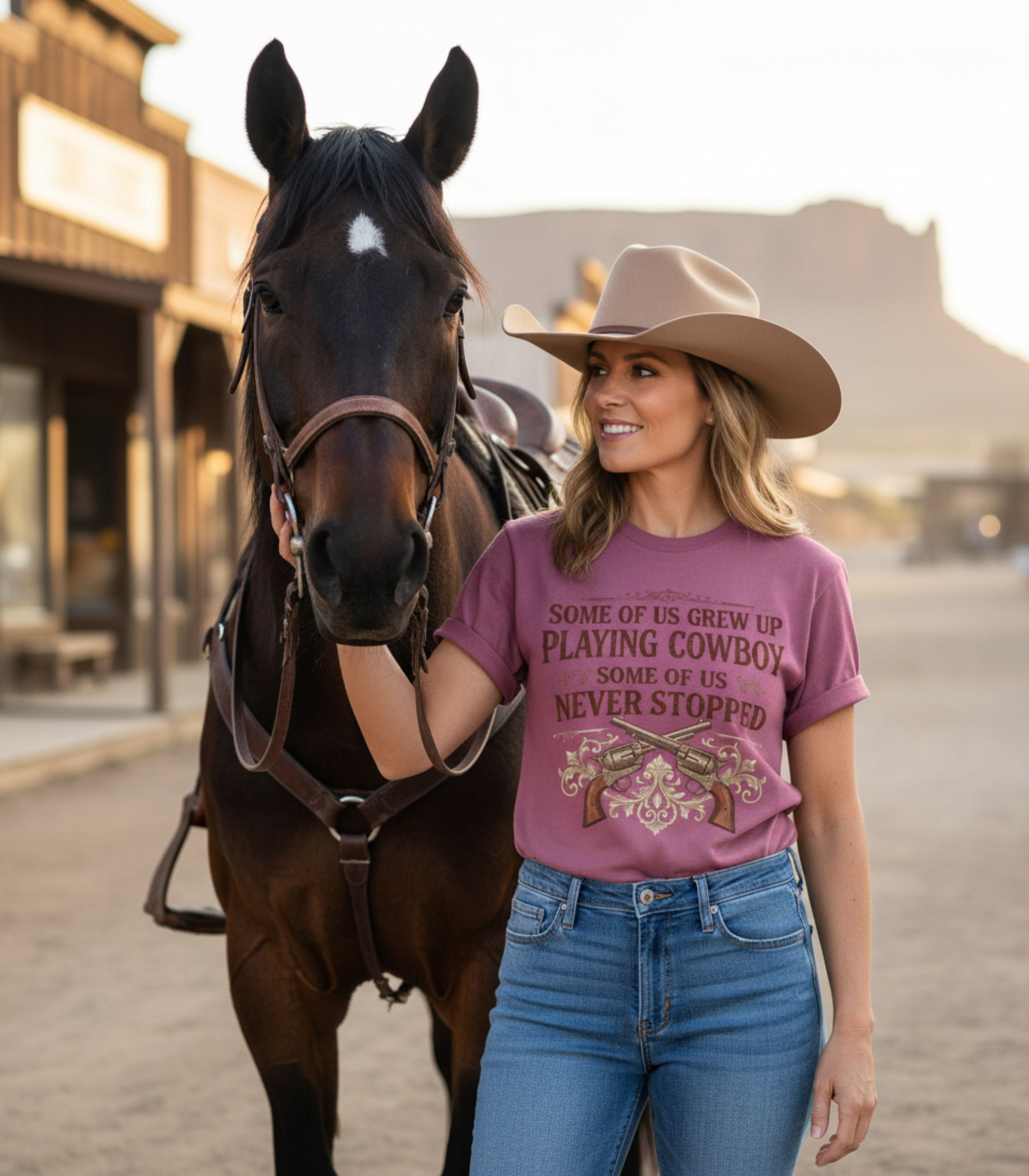 Some of Us Grew Up Playing Cowboy | Comfort Colors 1717